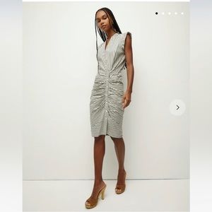 Veronica beard side ruched dress